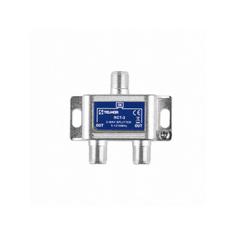 Rozgałęźnik TELMOR RCT-2 Splitter 2x1.2G