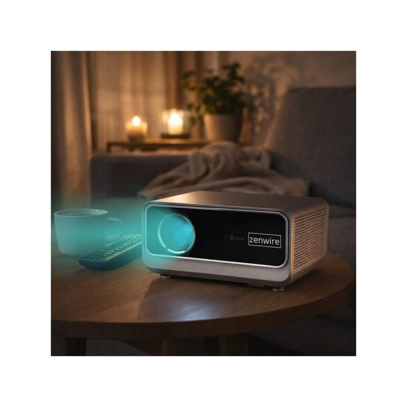 Rzutnik Android Google TV FULL HD 4K 39000lm WiFi Przenośny SMART Zenwire G60