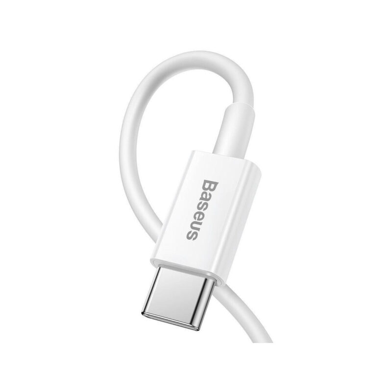 KABEL USB-C / Lightning iPhone Baseus Superior CATLYS-A02 1m 20W PD Quick Charging BIAŁY PREMIUM