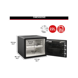 Sejf ognioodporny i wodoodporny Master Lock LFW082FTC