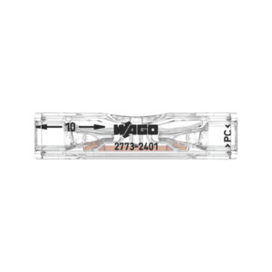 Szybkozłączka przelotowa uniwersalna LINKA/DRUT 2x 0,2-4mm2 WAGO 2773-2401 (Paczka 100szt.)