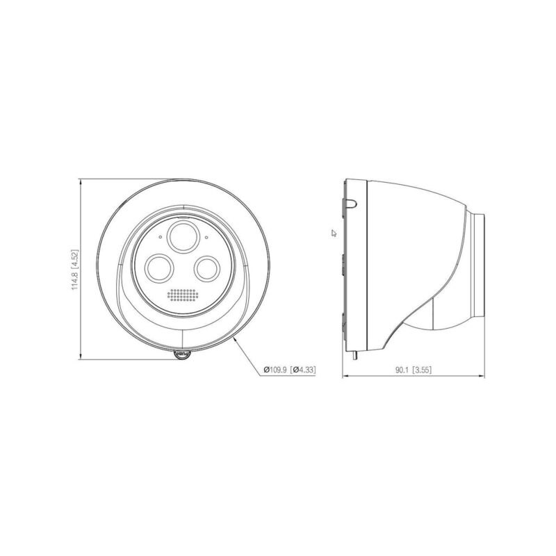 KAMERA IP DAHUA HY-FT121LD-TD1F4