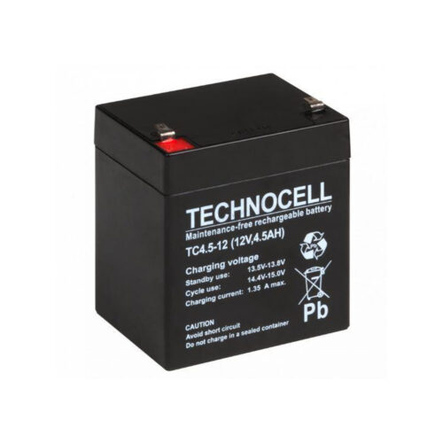 Akumulator AGM TECHNOCELL serii TC 12V 4,5Ah