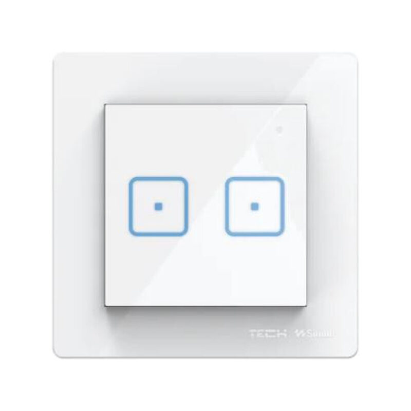 Przewodowy włącznik dwupolowy biały FS-02M Tech Sterowniki