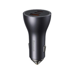 Ładowarka samochodowa Baseus Golden Contractor Pro CGJP010013 65 W 2x USB-C 1x USB-A ciemnoszara