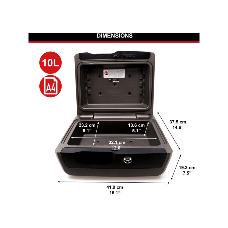 Kasetka na dokumenty ognioodporna i wododporna Master Lock LCFW30100