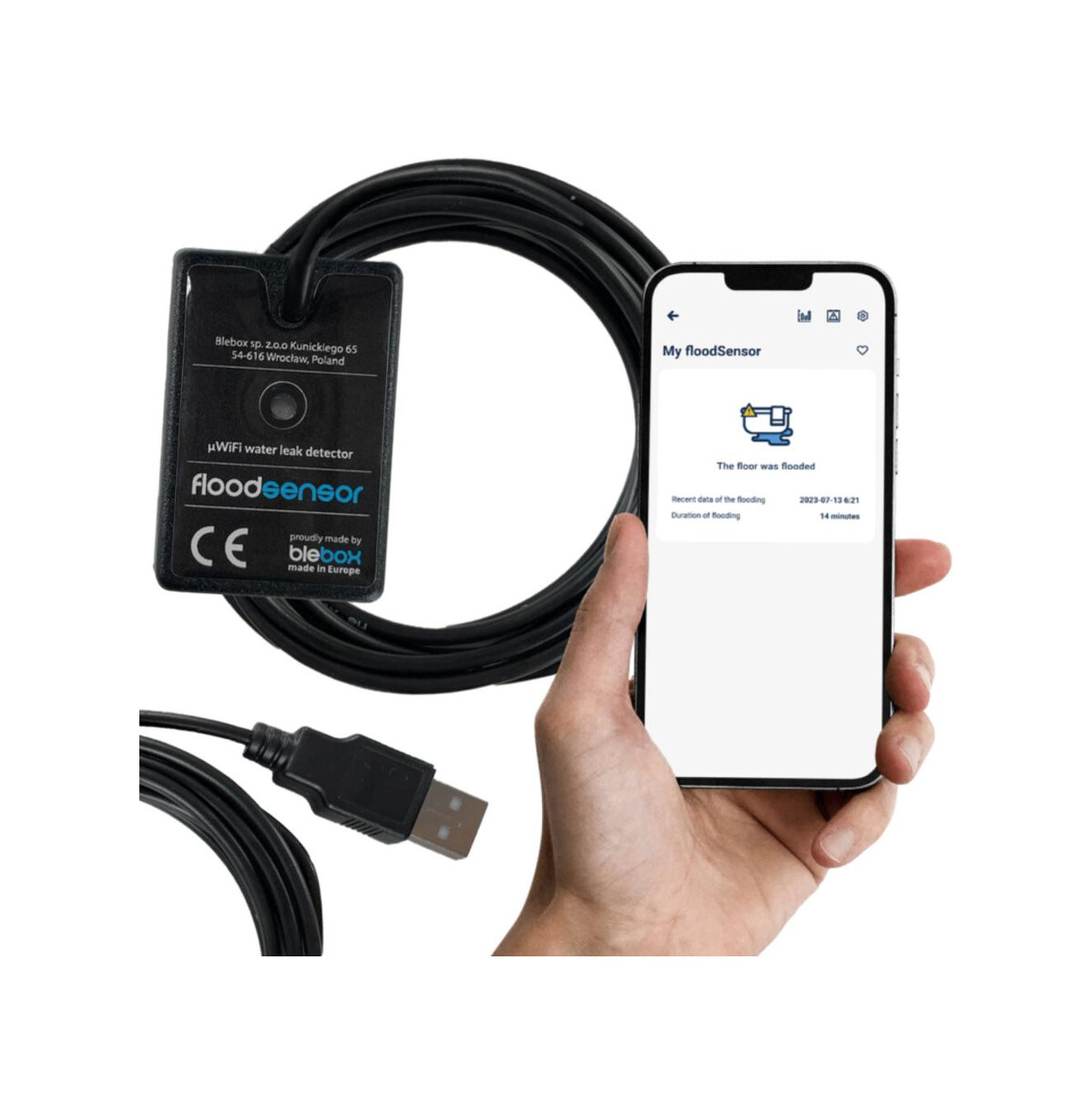 Czujnik zalania floodsensor Blebox