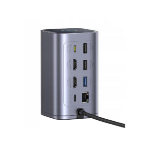 Stacja dokująca HUB Baseus NU1 Air Spacemate 12w1 USB-C / 2x HDMI 2x USB-C 2x USB-A RJ45 SD microSD