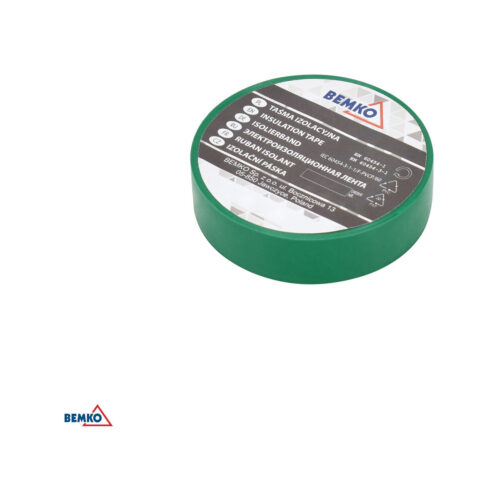 Taśma izolacyjna 15x10m żółto-zielona/yellow-green