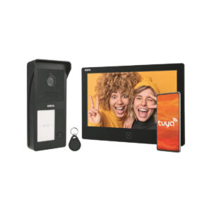 a51b7d1ebc53f4da674b314730f1c4da_original Wideodomofon EURA 2-żyłowy VDP-49A3-2TY czarny Tuya