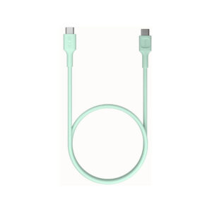 KABEL USB-C / USB-C Greencell PowerFlex 120cm PD 100W zielony silikonowy