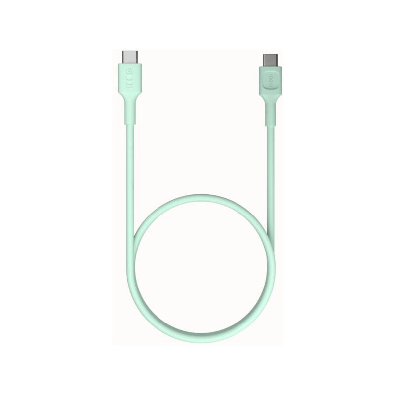 KABEL USB-C / USB-C Greencell PowerFlex 120cm PD 100W zielony silikonowy