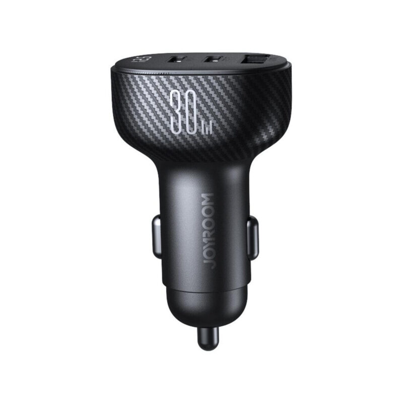 Ładowarka samochodowa Joyroom JR-CCD04 30W 4A 2x USB-C 1x USB-A PD QC 3.0