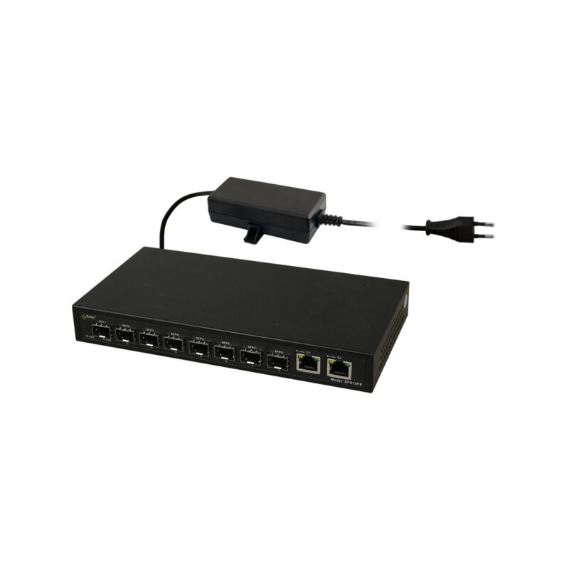 Switch optyczny PULSAR SFG10F8 (8xSFP, 2xRJ45)