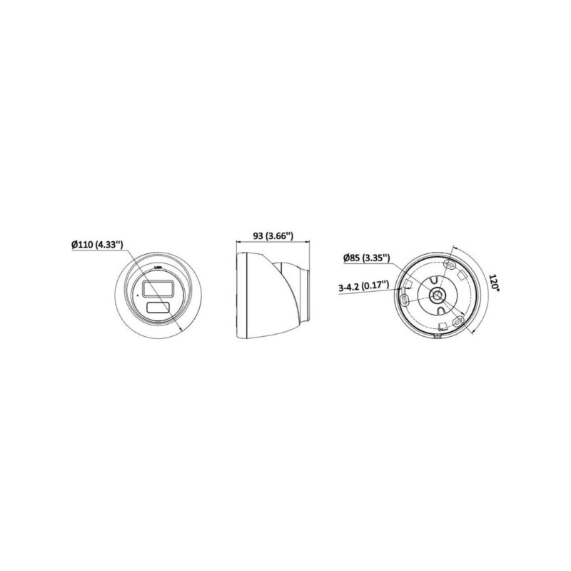Kamera 4w1 Hikvision DS-2CE72UF3T-LS(2.8mm)