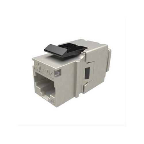 Moduł Keystone szybkozaciskowy narzędziowy SOLARIX Cat.6 STP RJ45 srebrny