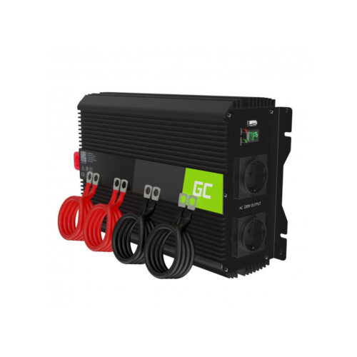 PRZETWORNICA NAPIĘCIA INWERTER Green Cell PRO 12V / 230V 2000W/4000W MODYFIKOWANA SINUSOIDA INVGC10