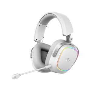 Słuchawki Rampage RETSU Słuchawki bezprzewodowe nauszne BT 2.4G RGB białe
