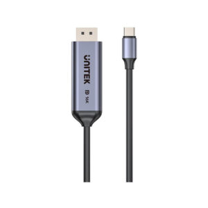 Kabel Dwukierunkowy Unitek USB-C - DisplayPort 16K 80Gbps HDR 1,8 m
