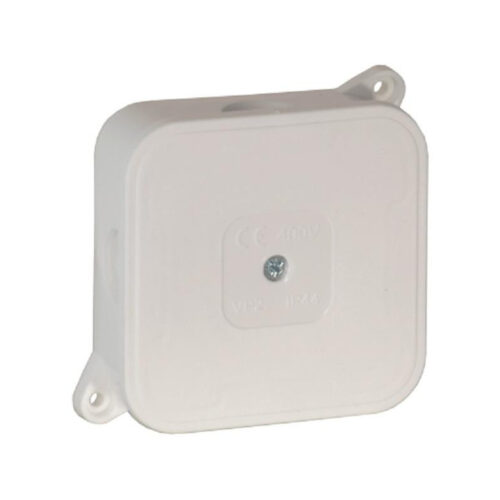 Puszka natynkowa pusta 4 wlotów VIPLAST VP-2 BIAŁA IP44 85x85x35mm 027-01