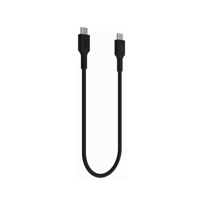KABEL USB-C / USB-C Greencell PowerFlex 200cm PD 100W czarny silikonowy