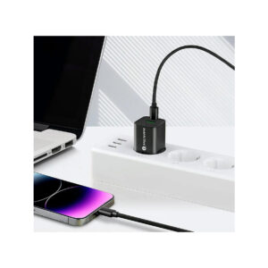 ŁADOWARKA SIECIOWA everActive GaN SC-390QB 30W 1xUSB-C 1xUSB-A PD PPS