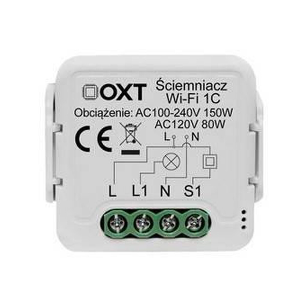 Moduł OXT mini ściemniacz 1 obwód WiFi TUYA T225