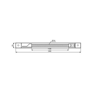 OSŁONA KABLOWA WPUSZCZANA W PROFIL ATLO-KPS-21X262/SHEEL