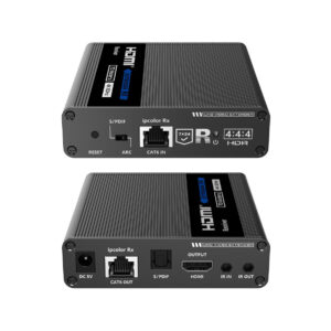 Konwerter HDMI na LAN KASKADA 4K Spacetronik IP SPH-676C - zestaw