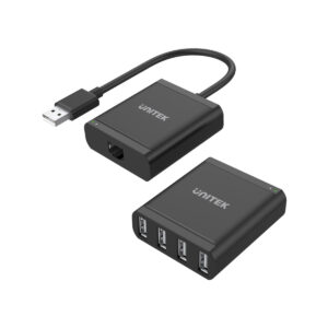 Unitek Y-2516 przedłużacz USB 2.0 po skrętce 4xUSB