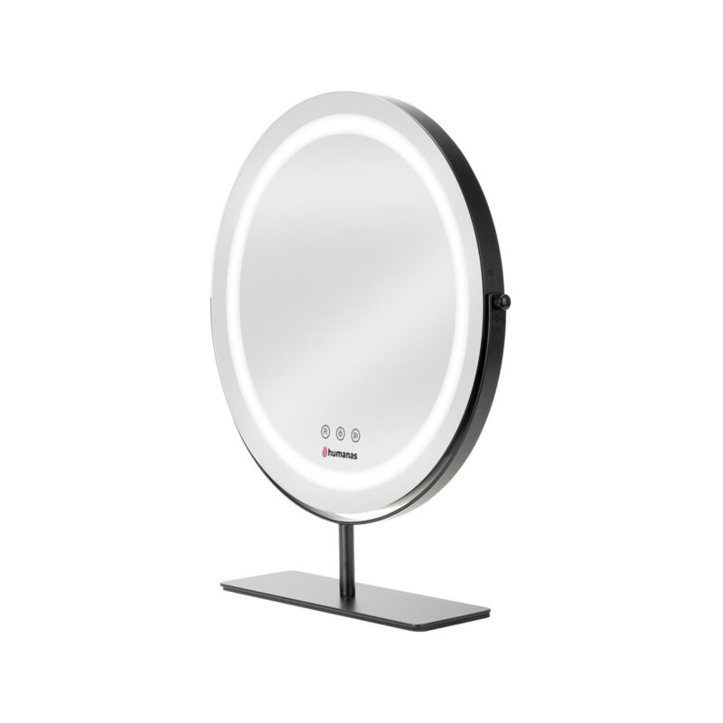 a827908b48f6f10b6d991b1065d25cc8_original Lustro do makijażu Humanas HS-HM Scarlet z oświetleniem LED - czarny