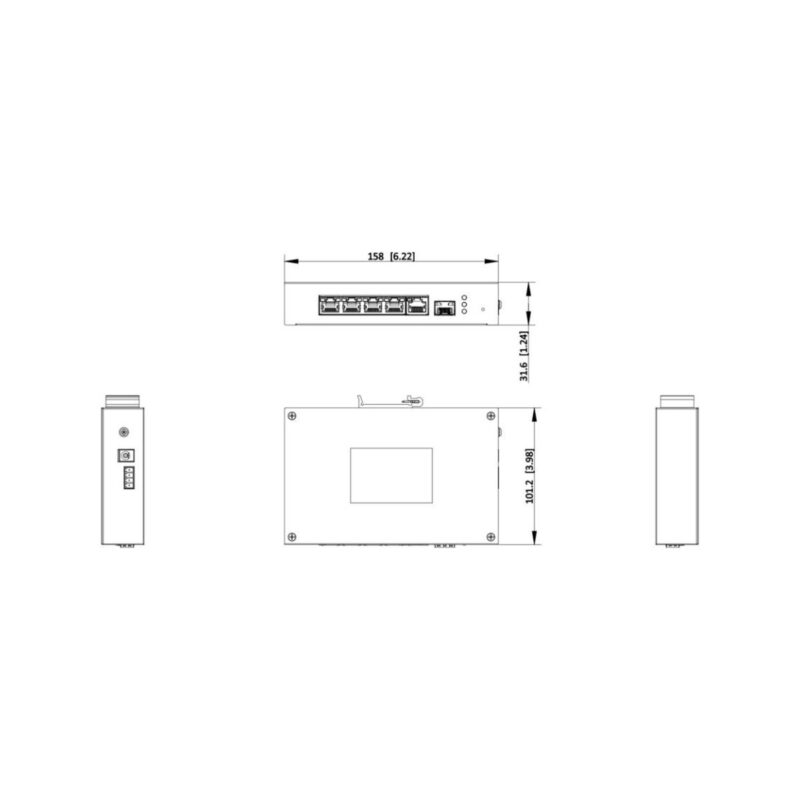 Switch Hikvision DS-3T1306P-SI/HS