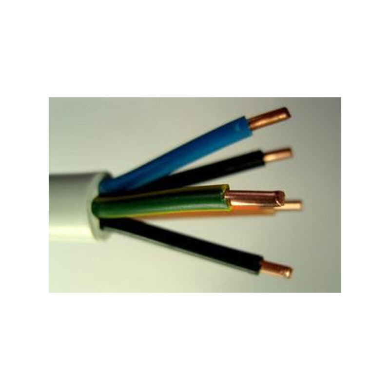 Przewód elektryczny drut okrągły YDY 450/750V 5x4mm2 100m MERCOR