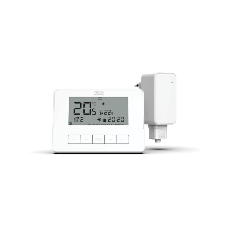 Bezprzewodowy regulator pokojowy biały T-4.2 Tech sterowniki