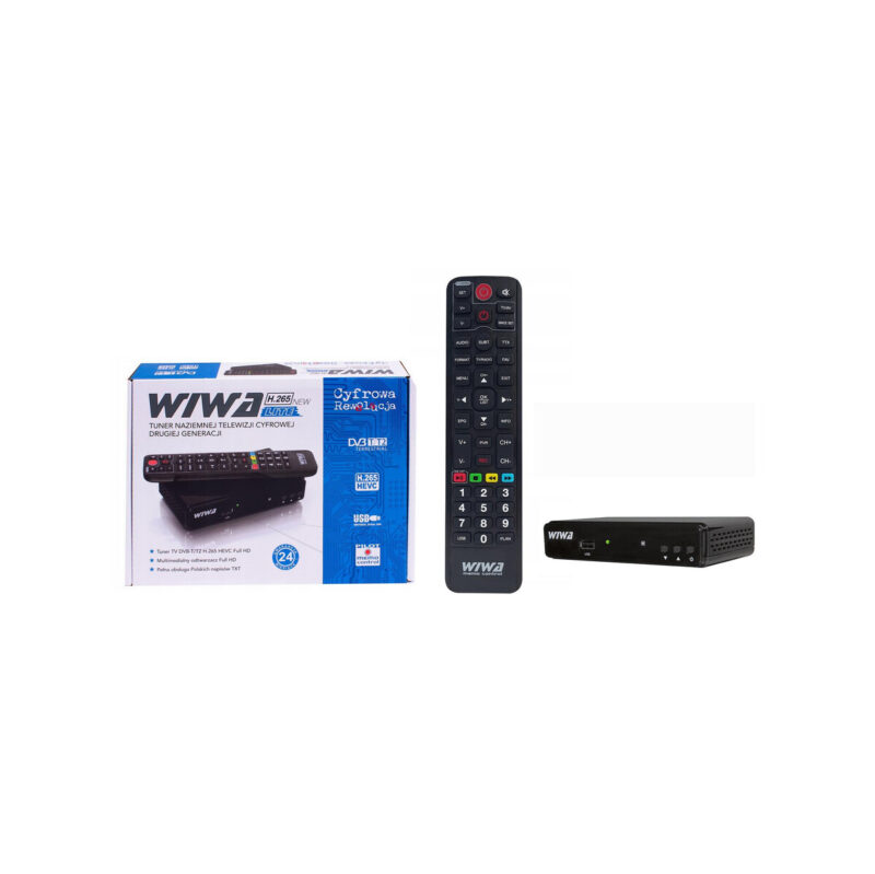 Tuner DVB-T/T2 WIWA H.265 LITE