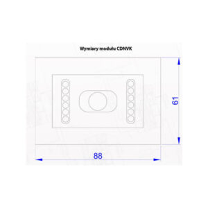 ACO CDNVK ST - Moduł kamery kolorowej do systemu CDNP z oświetlaczem IR
