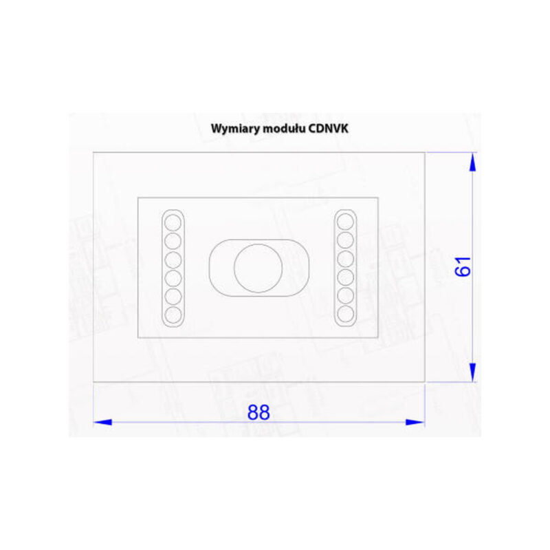ACO CDNVK ST - Moduł kamery kolorowej do systemu CDNP z oświetlaczem IR