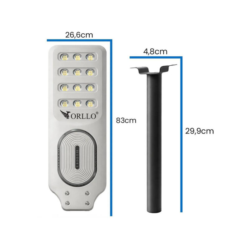 Lampa solarna Orllo 400W z uchwytem