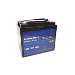 Akumulator LiFePO4 EUROPOWER serii LFP 12,8V 60Ah Bluetooth, mata grzewcza (Żywotność ~4000 cykli)