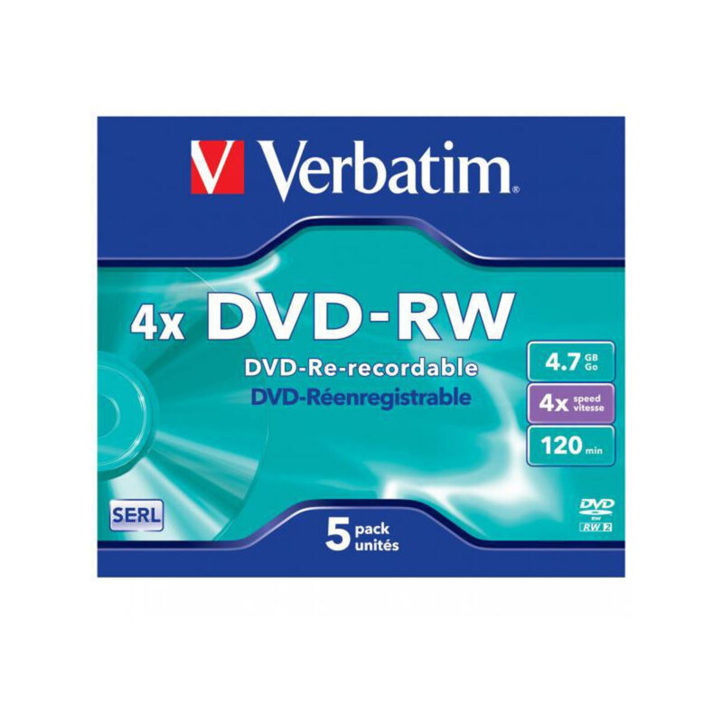 a997361bf823872c03e955fea01336ce_original Płyty DVD-RW Verbatim SERL jewel box (5szt)