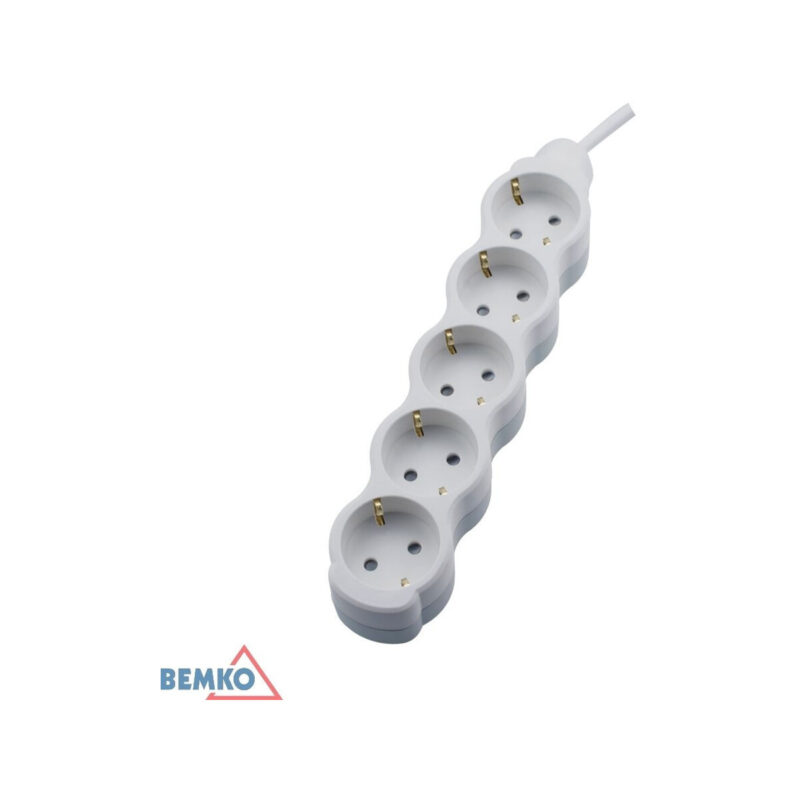 Przedłużacz na SCHUKO 5X 2P+Z 1.5MM X 3.0M