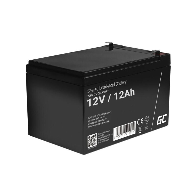 AKUMULATOR AGM Green Cell VRLA 12V 12Ah