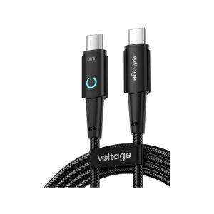 aac4aef3c41078bc7765f7cebd31d1ee_original Kabel USB-C / USB-C Voltage PowerAngle 100W PD 100cm czarny