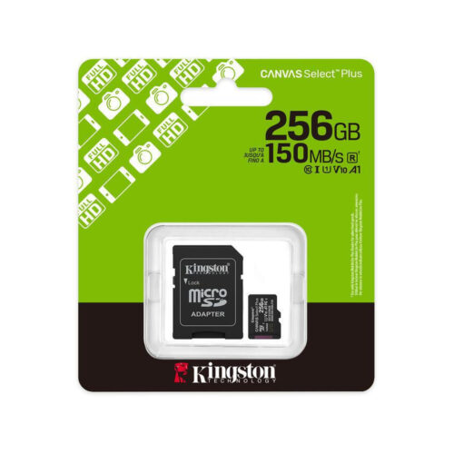 Karta pamięci microSD Kingston Canvas Select Plus microSDXC C10 UHS-I 256GB