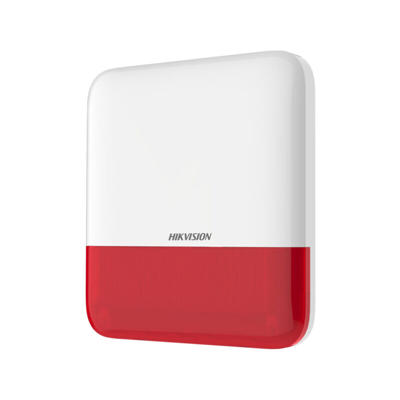 HIKVISION Zewnętrzny sygnalizator alarmowy AX PRO DS-PS1-E-WE(O-STD)/Red