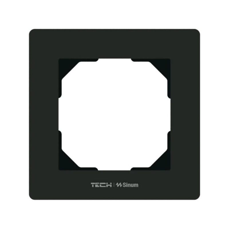 Ramka pojedyncza czarna FG-01 Tech Sterowniki