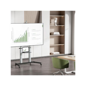 MOBILNY STOJAK+UCHWYT DO TV 60-100″ 100KG S-15-AL ART Vesa max 1000×600 HEAVY DUTY