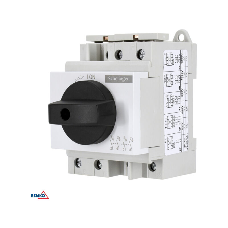 Rozłącznik izolacyjny PV 4-POLOWY 1200V DC 32A IP66