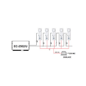 Laskomex LG-8D Bezsłuchawkowy, głośnomówiący unifon do domofonów cyfrowych