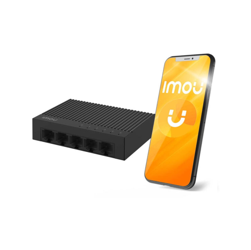 Switch Imou 5-portowy SF105C plastikowa obudowa 100Mbps